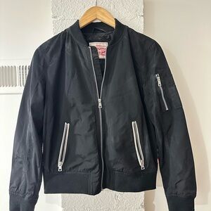 NWOT Levi's Black Bomber Jacket